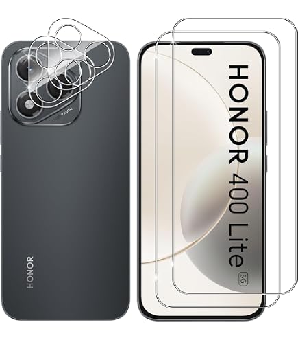 HOEO 2+2 Pezzi Pellicola Vetro Teperato Per Honor 200 5G, 2 Pezzi