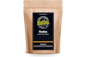 BIOTIVIA Rooibos Tee Bio 500g (2x250g) - Rooibusch - Rotbusch - Aspalathus Linearis - Rooibushtee - abgefüllt und kontrolliert in Deutschland - Biotiva