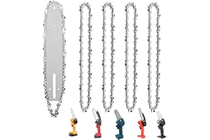 MIYUANGKJ 5 cadenas de sierra de 6 pulgadas para mini motosierra, repuesto para mini motosierra, cadena para mini motosierra, compatible con todas las cadenas de sierra de 6 pulgadas para carpintería