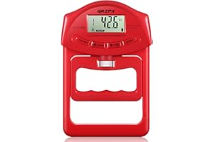 GRIPX Digitaler Handdynamometer Griffstärke-Messgerät Automatische Erfassung der elektronischen Griffkraft 198 lbs / 90 kg