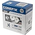 Corefix Spike Heavy Duty Plasterboard Fixings 24 Pack, DIY Kit with M5x40mm Screws. Easy to Install with NO Drill Required. Drywall Anchor, Wall Plug Alternative Suitable for All Plasterboard Types.