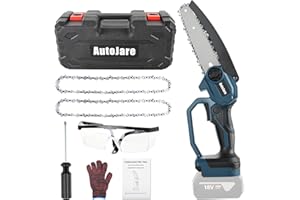 AUTOJARE Mini piła łańcuchowa 6", kompatybilna z Bosch 18 V
