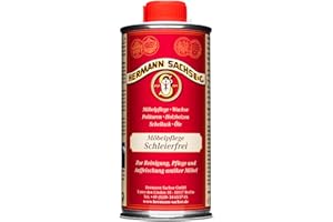 Hermann Sachse Möbelpflege „Schleierfrei“ 250 ml – Reinigung & Pflege für dunkle Antikmöbel und Möbelpolitur – ideal für dänische Möbelklassiker