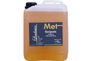 IMKEREI LINDAUER Original Lindauer MET - Lieblicher Honigwein, 11%, 5 L, Premium Met aus Deutschland