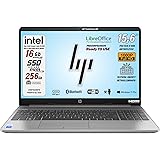 HP 250 G9 silver, Computer portatile, 16 Gb Ram DDR4, 15.6" FHD Intel N4500, SSD m2 pci 256 Gb,Tastiera retroilluminata, Wi-F