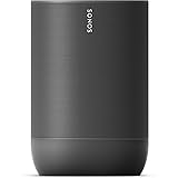 Sonos Move lo Smart Speaker da Outdoor, Alimentato a Batteria per l'Ascolto della Musica Dentro e Fuori Casa, Amazon Alexa e 