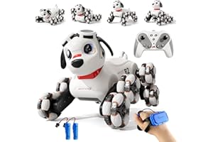 lerrbo 8WD Gesture Sensing Stunt Robot Dog RC Car Toys for Ages 8-13 Boys| Outdoor & Indoor Robot Toys for 6 7 8 9 10 11 12 13 Year Old Kids Birthday Gift