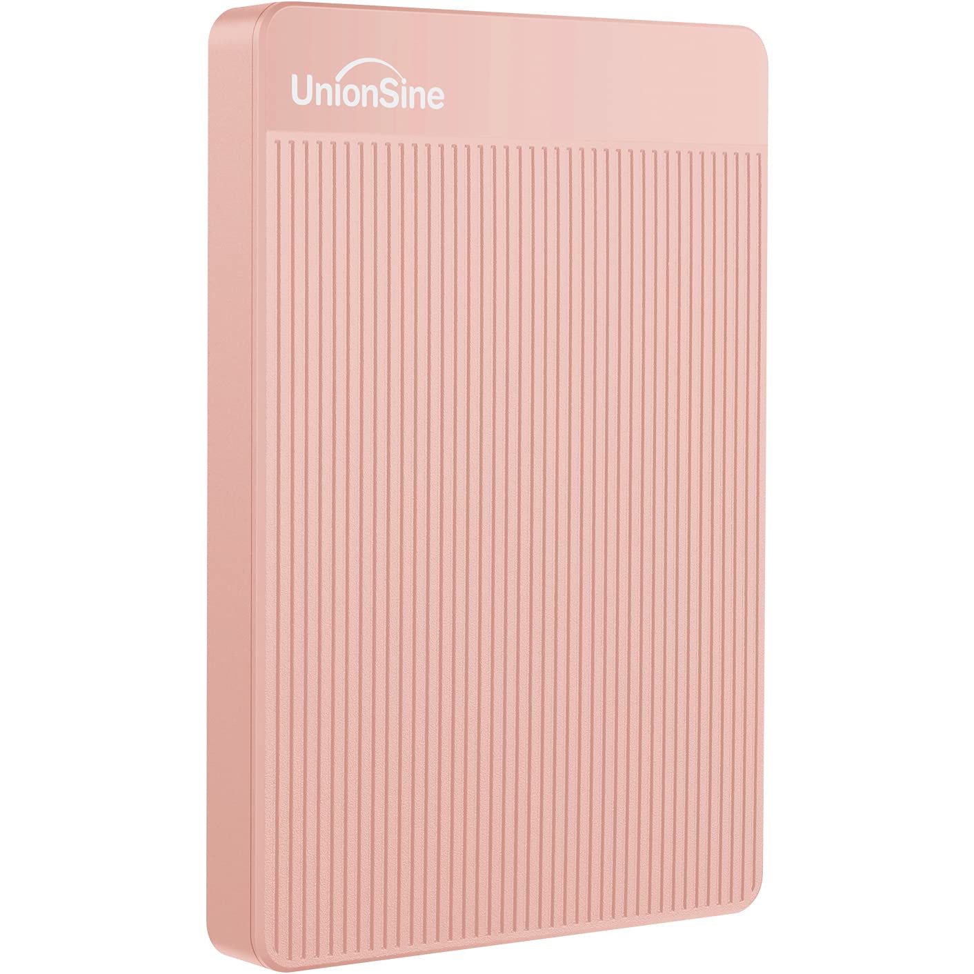 UnionSine 500GB 2.5" Ultra Slim Portable External Hard Disk Drive HDD-USB 3.0 for PC, Mac, Laptop, PS4, Xbox one,Xbox 360,HD-2510(Pink)