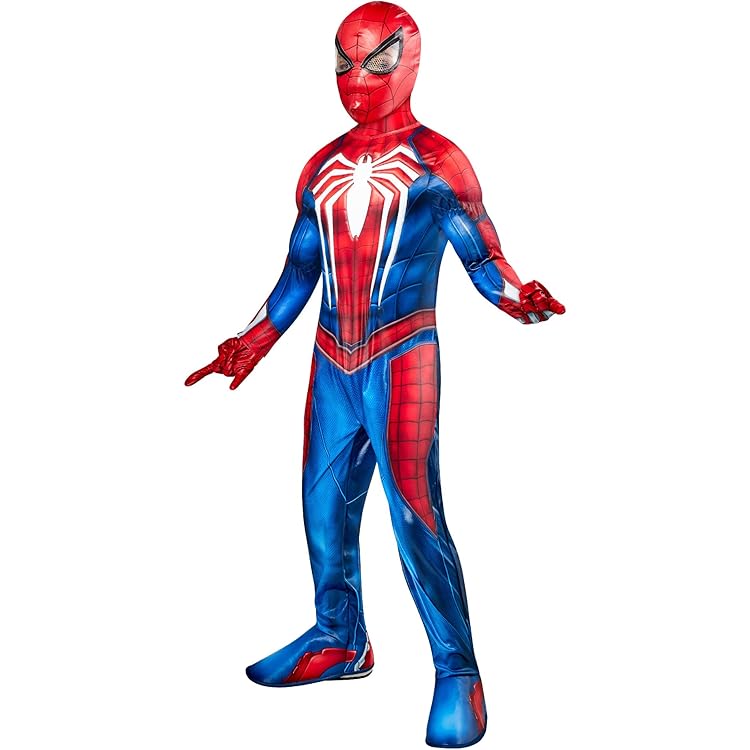 Spiderman Kostüm Kind Jungen Karneval Overall Jumpsuit Cosplay Party Superheld E - Foto 4