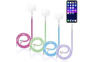 Vicloon Telefonband, telefonsnodd, justerbar nylonrem för nackrem axelrem handledsrem, kompatibel med de flesta telefonfodral