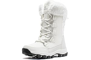 HOBIBEAR Bottes de Neige Femme Hiver Apres Ski Chaudes Fourrées Bottine