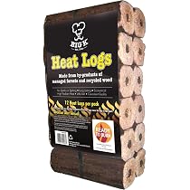Big K Compressed Saw Dust Heat Logs, Pack Of 12-14 100% Natural Heat Logs :  Amazon.co.uk: DIY u0026 Tools