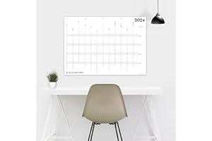 ‎FORMGUT FORMGUT® Jahreskalender 2024 Wandkalender – Kalender groß für die Wand, Jahresplaner, Familienplaner XXL – Versand gerollt und faltenfrei, B2 70 x 50 cm