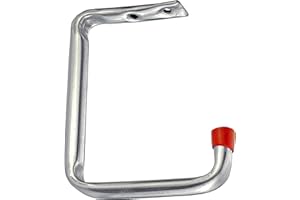 Connex Haczyk sufitowy 65 x 160 x 115 x 50 mm – obciążenie do 10 kg – z gumową nakładką ochronną – ocynkowane/uniwersalne haki montażowe do garażu/warsztatu/pomoc w porządkowaniu / DY222005, 65 x