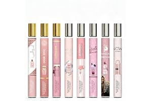Damparfym set 8 x 35 ml, Eau de Parfum dam mini damdofter parfymset med 8 olika dofter, resestorlek parfym spray långvarig doft gåva för kvinnor födelsedag jul