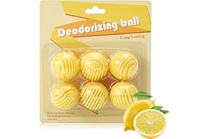 BEAUTHINK 6PCS Shoe Deodorizer Balls, Shoe Odour Eliminator,wardrobe fresheners, Eliminate Odor, Absorb Moisture & Keep Shoes Fresh, Reusable Smell Remover Balls for Sneakers, Boots & Gym Shoes