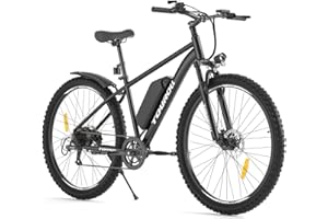 Touroll Bicicleta Eléctrica, U2,Bicicleta eléctrica de montaña para Adultos de 29 Pulgadas - Batería de 48V 15Ah, 150 km de autonomía, Frenos de Disco hidráulicos, 7 velocidades, Todoterreno/Ciudad