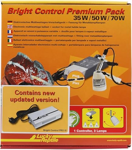 Lucky Reptile Bright Sun UV Turtle 100W - Lámpara De Halogenuros Para Tortugas Acuáticas