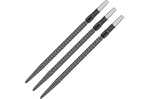 ‎TARGET DARTS Target Darts Swiss Point Dart Spitzen, Chrono (3er-Pack Spitzen) 26MM/30MM/35MM/40MM – – Gold/Silber/Schwarz | Auswechselbare Dartspitzen, Swiss Storm Spitzen, Profi Dart Zubehör