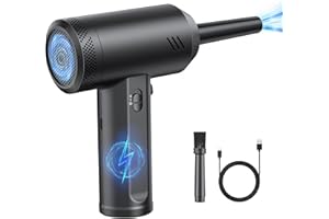 TriPole Elektrische Staubgebläse Druckluftspray für PC, 83000RPM Air Duster Luftdruckspray 7800mAh Handheld Schnurloser Luftstaub, 2-Gang, 66W, Tastatur Reiniger für PC, Elektronik, Haushaltsreinigung