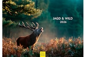 ‎EDITION SEIDEL Edition Seidel Premium Kalender Jagd und Wild 2026 Format DIN A3 Wandkalender Wildtiere Reh Hirsch Wildschwein Fuchs Natur Wald