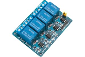 TIANXUAN Relay Module 4 Channel Dc 5v Relay Shield Module Control Board with Optocoupler for Raspberry Pi Arduino UNO R3 MEGA Project 1280 DSP ARM PIC AVR STM32 TTL Logic High or Low Level Trigger Expansion