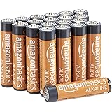 Amazon Basics AAA 1.5 Volt Performance Alkaline Batteries - Pack of 20 (Appearance may vary)