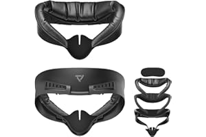 PRISMXR Facial Interface kompatibel mit Meta Quest 3S Facial Cover, VR Zubehör Face Cover Pad - Austauschbar, Komfortabel, Atmungsaktiv, Schweißresistent