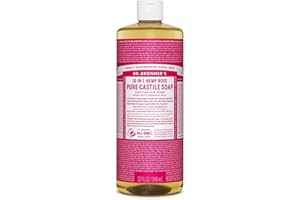 Dr. Bronner 'S Magic Soaps 18 w 1 Hemp Pure Castile Soaps Rose 32 Fl. Oz. by Dr. Bronner's