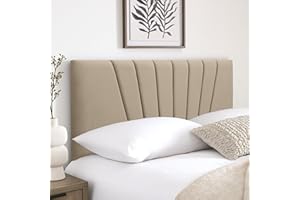 HB-1 Headboards for Beds – Sunrise 24'' Divan Bed Headboard – Headboards for Divan Beds, Bedroom & Hotel Furniture, Elegant Soft Plush Fabric Head Board