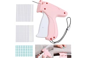 Fokroin Quick Clothing Fixer, Stitchy Pistole,Schnelles Fixiergerät für Kleidung, Mini Nähen Nadel,Micro Stitch gun for Clothes,Mini-Stichsäumpistole für Kleidung,1100 Plastiknadel