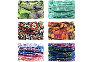 FAYBOX BRIDAL Elastic Multifunctional Headband Sports Seamless Magic Headwear Outdoor Bandana Scarf with UV Resistance