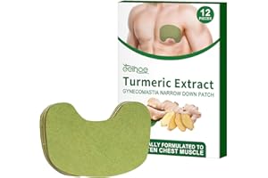 QURYGIN 2 Box 24 Stück Gynäkomastie Cellulite Pflaster, Gynäkomastie Pflaster Für Männer, Gynäkomastie Straffungs Schmelzpflaster, Effektive Massage Zur Brust Cellulite Reduzierung, Gleicht Den Hormonspiegel