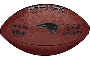 WILSON The Duke NFL Team Metallic Football - New England Patriots