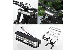 JESTOP Headlight Kit, Plug N Play Light Bar Headlight for Sur Ron Segway with Headlamp Mount Bracket, Powersports Head Lamp Bulbs & Assemblies for Sur Ron Segway (Without Switch)