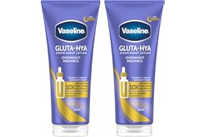Vaseline Gluta-Hya Overnight Radiance Serum Burst Nawilżające Mleczko z Antyoksydantami dla Gładkiej, Jędrnej Skóry, 2 × 200 ml