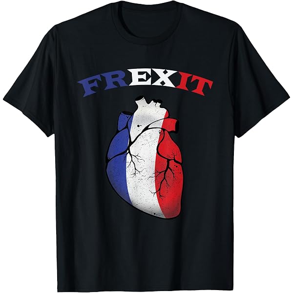 T-shirt Général De Gaulle 'Sauvons La France, Sortons De L'Europe Frexit' - Neuf Avec étiquettes