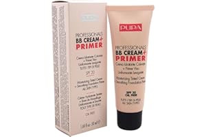 Pupa Professionals BB Cream & Primer 001 Nude Krem BB oraz baza pod makijaż dla cery normalnej i suchej