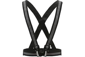 AYKRM Gilet de Sécurité Réfléchissant Haute visibilité Réglable Gilet de Sécurité pour La Course, Le Vélo, La Moto