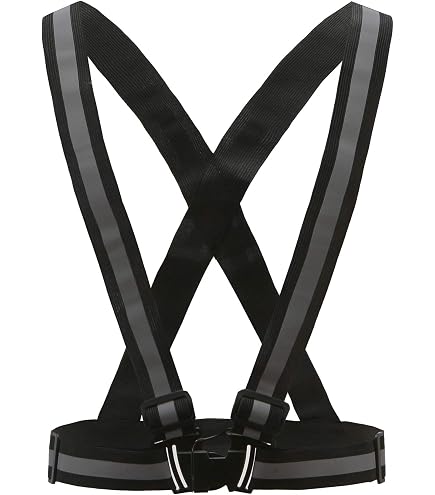 Ceinture Et Brassard Réfléchissants AYNKH - Haute Visibilité Pour Running, Sécurité Nocturne