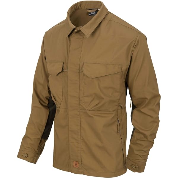 Helikon Tex Men's Defender Mk2 Long Sleeve Shirt - Olive Green Tactical Casual Shirt - View #9