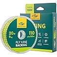 SF Braided Fly Fishing Backing Line Trout Line 20LB 30LB 50m/54yds 100m/108yds(Orange, Green, Blue, White, Fluor Yellow, Purple, Black&Yellow)