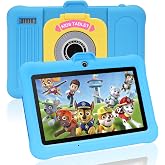 SUMTAB Tablette Enfants 7 Pouces Android 13 – 8 Go RAM (3+5), 64 Go ROM Extensible, Contrôle Parental, Étui Kid-Proof, Idéale Éducation & Loisirs