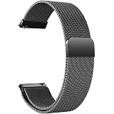 Microsonic Huawei Watch GT 3 Pro 46mm Titanyum i&ccedil;in Kordon Milanese Loop Siyah [Watch GT3 Pro 46mm Titanyum ile Uyumlu Kordon