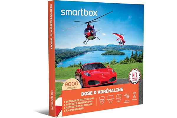 Smartbox - Coffret cadeau Activités riches en adrénaline pour 1 ou plusieurs personnes - Idée cadeau à sensations