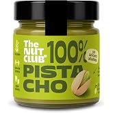 The Nut Club Pistachio Cream 180g 100% Natural, Vegan, No Added Sugars, Gluten Free, Intense Flavor and Creamy Texture, Ideal