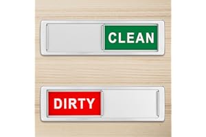 Amfrpar Segno Magnete Lavastoviglie, Magnete Per Lavastoviglie Pulito E Sporco, Clean/Dirty Indicatore Magnete Per Lavastoviglie, Facile da Leggere e Scorrere Antigraffio Indicatore Sporco Magnetico