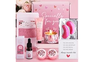 TUDOU Birthday Gifts For Women, Rose Pamper Gifts For Her, Ideas Gifts For Mum, Best Friend, Sister, Relaxation Spa Ladies Gifts Self Care Package For Her, Christmas Xmas GIfts Friendship Gifts Hampers