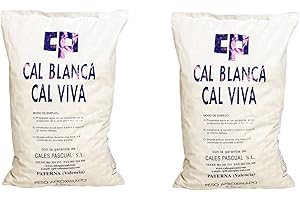 ONLISSA Cal Viva En Piedra Especial Para Blanqueamiento En Material De Construccion, Arboles Y Para Desinfeccion De Aguas (2, Saco, 5 Kg)