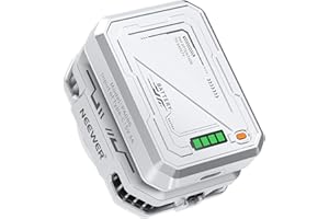 NEEWER BASICS Phone Cooler Magnetico con Batteria 5000mAh, Ventola di Raffreddamento Ricaricabile con Anello Magnetico e Clip, Compatibile con iPhone 16 15 Pro Max MagSafe Samsung per Gaming, PA096